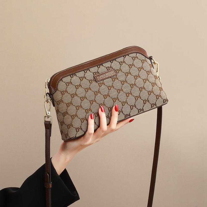 New Autumn and Winter Small Bag Crossbody Bag Mobile Phone Bag Middle-aged Mother Bag High-end Women's Bag gray