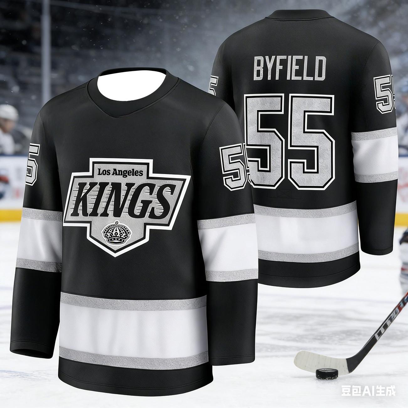 2026 Herren Neues Eishockey Königsteam Trainingsshirt mit 3D-Druck, Weiß, Atmungsaktiv und Schnelltrocknend Langarm Kinder 2XL