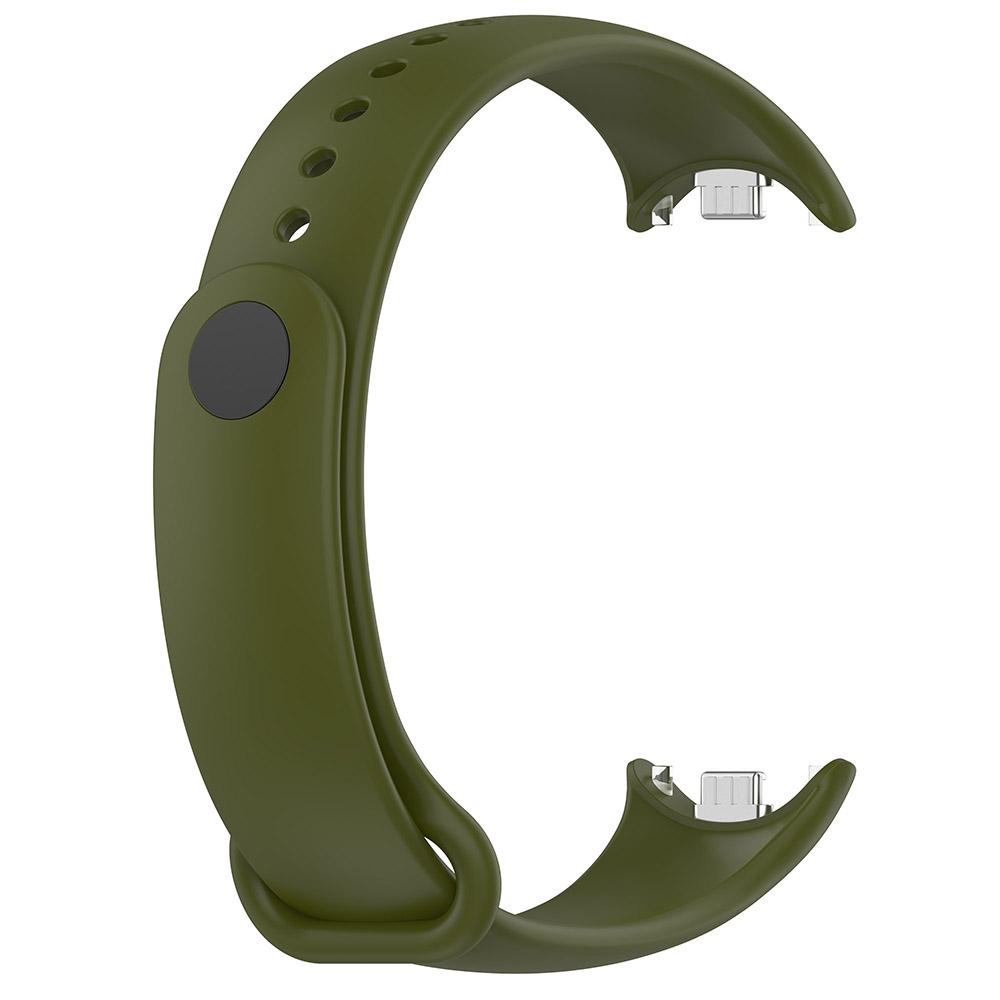 Silikon-Armband für Xiaomi Mi Band 9/8 NFC Smart Armband Armband armee grüne