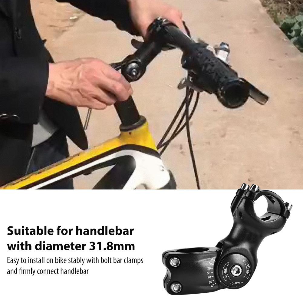 Wake Bikes Lenkervorbau Fahrradzubehör für Mountainbikes Rennräder Schwarz