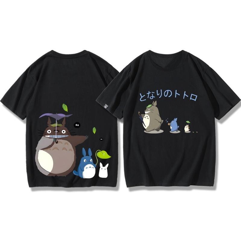 Neues Sommer Totoro Baumwolle Bedrucktes T-Shirt Kinderbekleidung Street Herren- und Damenbekleidung Sommer Mode Lässiges Oberteil T-Shirt S