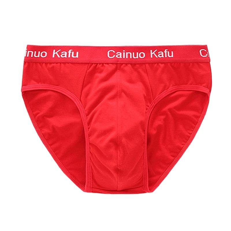 1 Stück große Größe Mann Höschen Jungen Unterwäsche Unterwäsche atmungsaktive Slips Modal Schlüpfer Unterhose Homme Trunks L XL 2XL 3XL 4XL 5XL L rot