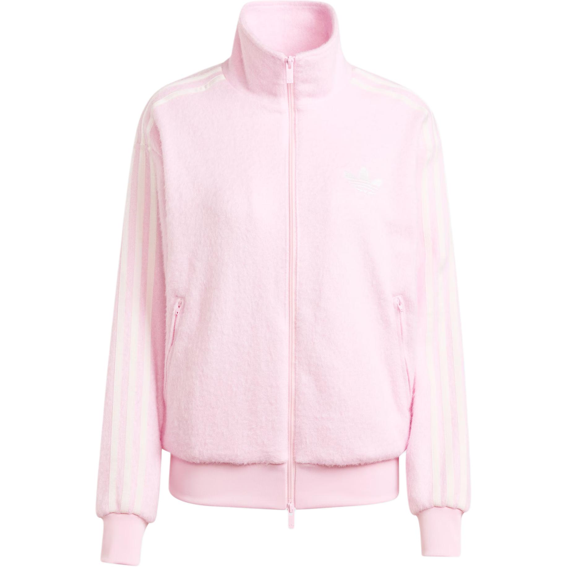 Adidas Originals Firebird Mohair Stehkragen Locker Geschnitten Reißverschluss Sport Langarm Jacke Damen Jacken KS7778 2XS