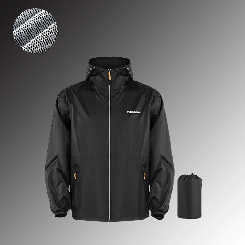 Große Größe 6XL Wasserdichte Regenmantel-Anzug für Erwachsene für den Sommer Unisex Motorrad-Regenmantel Leicht Atmungsaktiv Outdoor-Regenbekleidung S