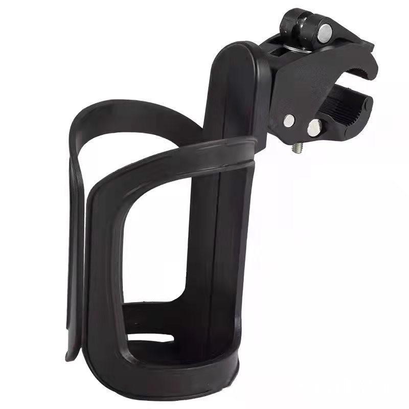 Baby Kinderwagen Flasche Rack Handwagen Zubehör Fahrrad Quick Release Wasserkocher Rack Tasse Halter Tasse Halter schwarz