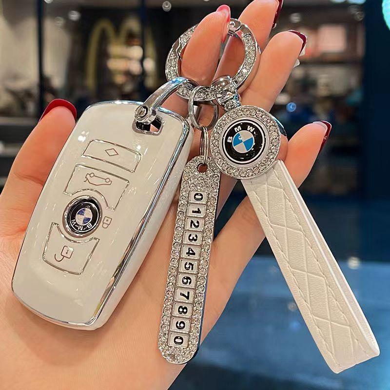 Schlüsselanhänger-Abdeckung, Schlüsselhülle für BMW 1 3 4 5 6 7 Serie X3 X4 M5 M6 3GT 5GT, für Bmw Motorrad, Geschenke für Männer, Autozubehör