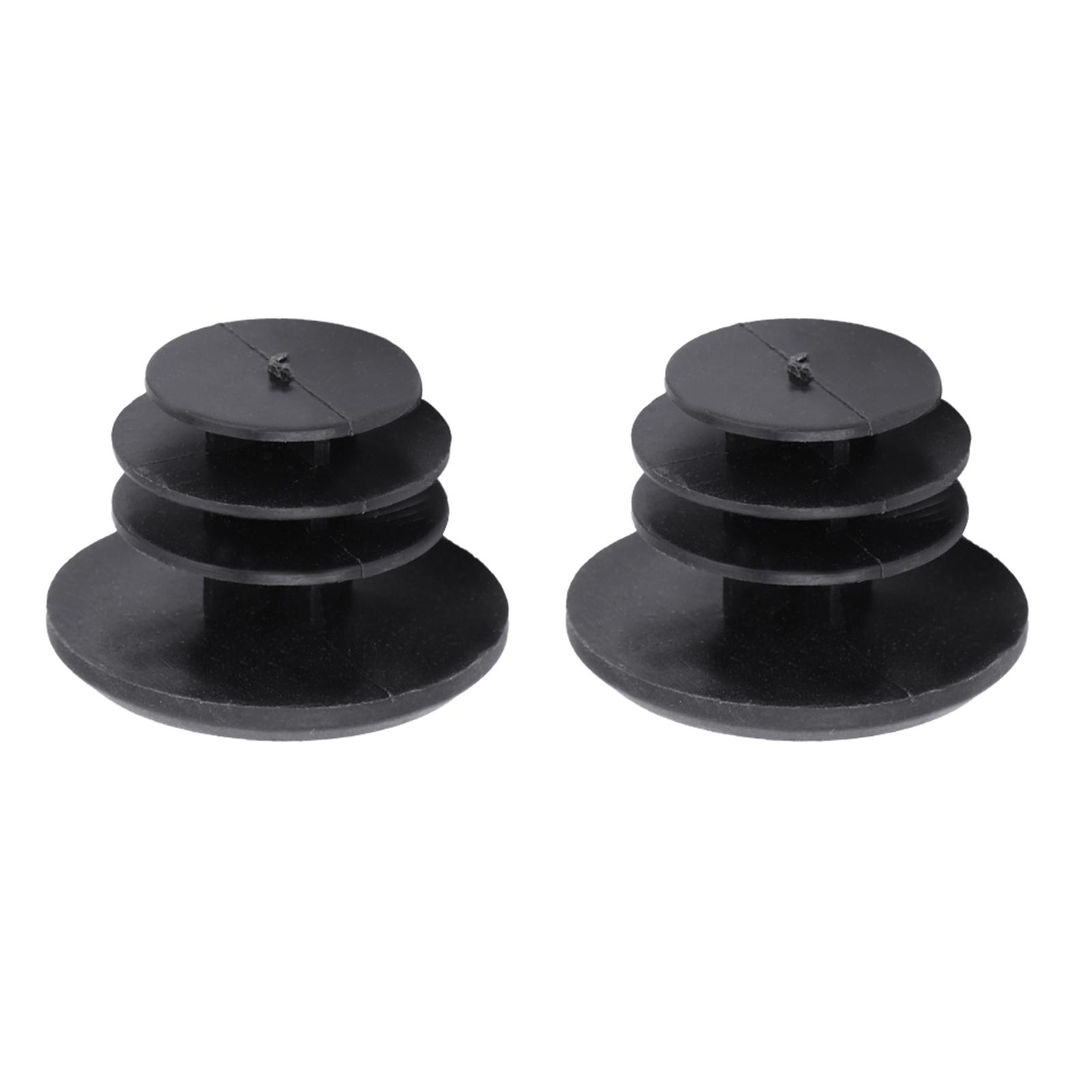 10 Stück Kunststoff Fahrrad Fahrrad Lenker Griff Endkappe Stopfen Fahrradzubehör