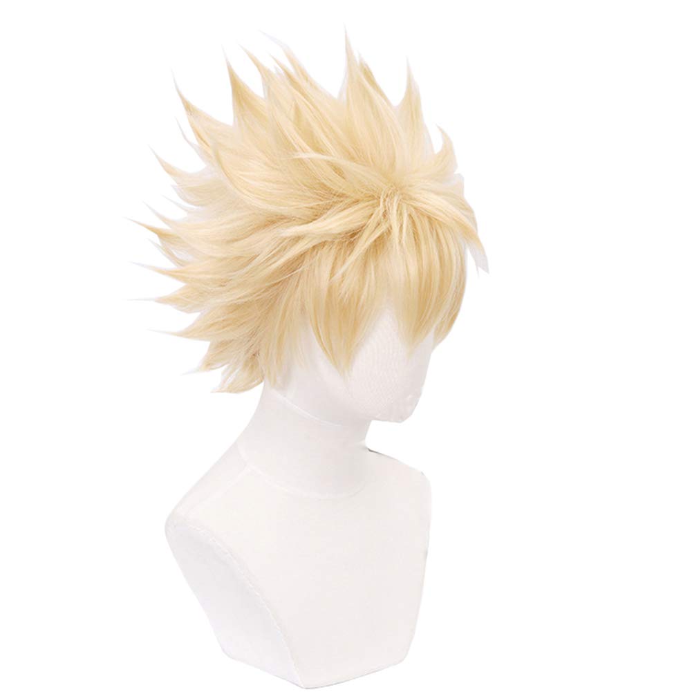 Cosplay Kostüm Cosplay Kostüm Schulfest Hitzebeständige Perücke, Accessoire, Perücke, Perücke, Kleid, (Katsuki Bakugo)