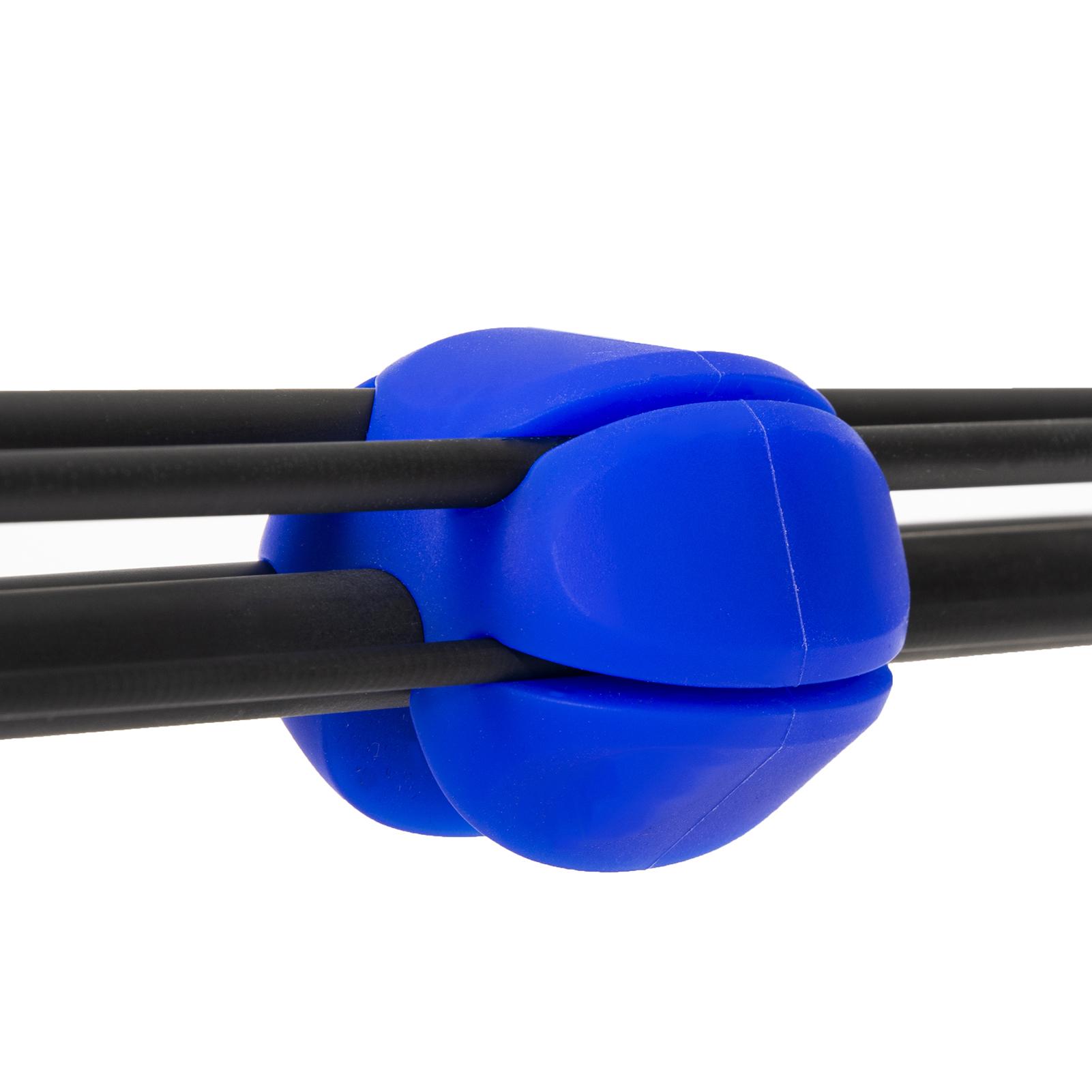 Gummi Angelrute Wrap Angelrute Halter Clip blau