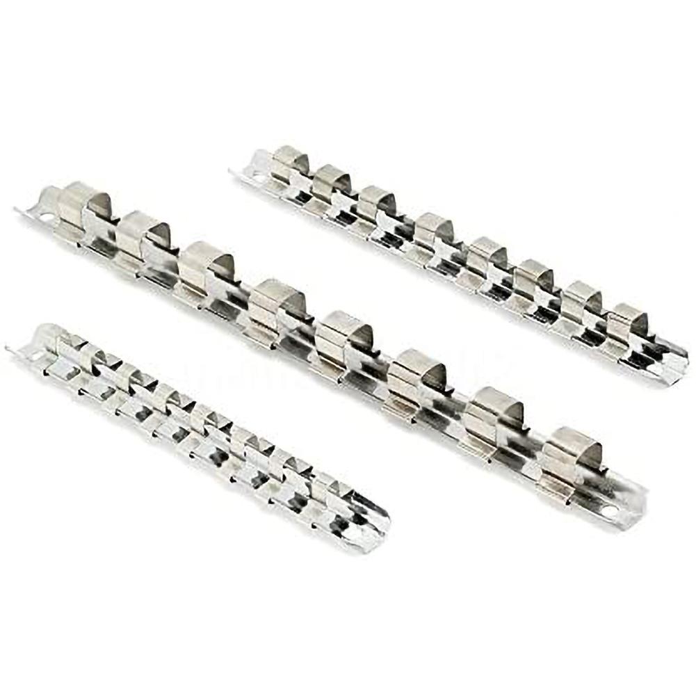 Carbon Stahl 8 Sockel Rack Lagerung Teiler Schiene Fach Halter Regal Ständer Werkzeug Veranstalter (1/4  )