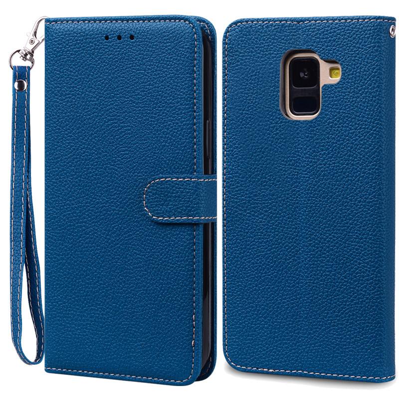 A8 Plus Hülle für Samsung Galaxy A8 2018 Hülle A530F SM-A530F Brieftasche Flip Lederhülle für Samsung A8 Plus 2018 A8+ A730F Hülle A8 Plus 2018 A730F