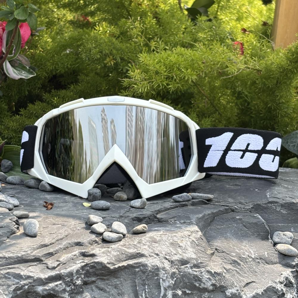 Neu 100 Motorradbrille Motocross-Brille Helm MX Moto Dirtbike ATV Ski Outdoor-Sportbrille Rollerbrille Maske Radfahren
