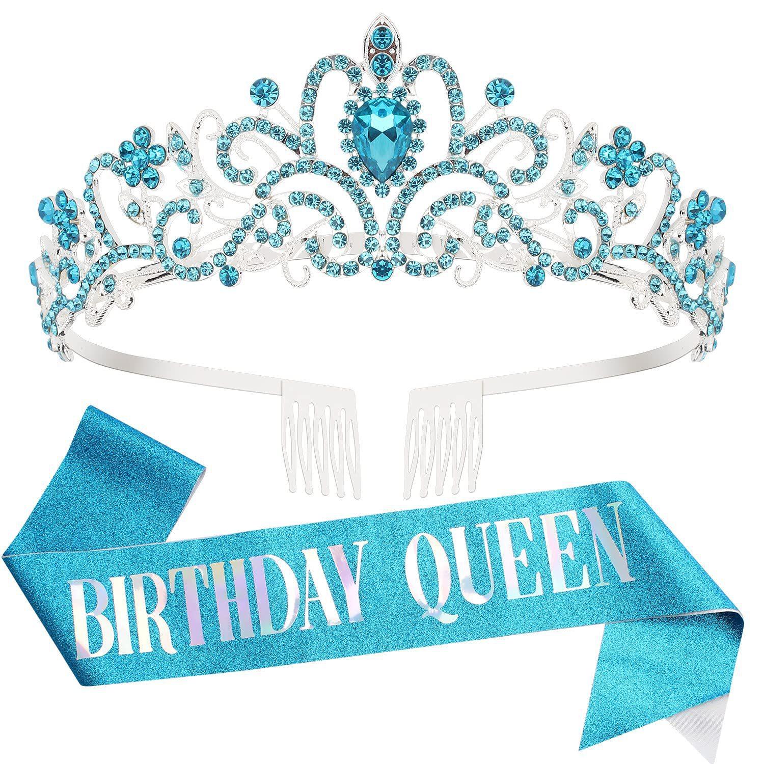 Geburtstagsfeier Geburtstag Geburtstag Legierung Krone Schultergurt Stirnband Mädchen Königin Anzug Geburtstag Schultergurt