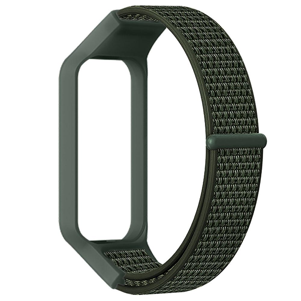 Für Redmi Band 2 Armband Nylon Loop Armband + Gehäuse Armband für Xiaomi Band 8 Active Handgelenk Gürtel Smart Watch Zubehör Redmi Band 2 armee grüne