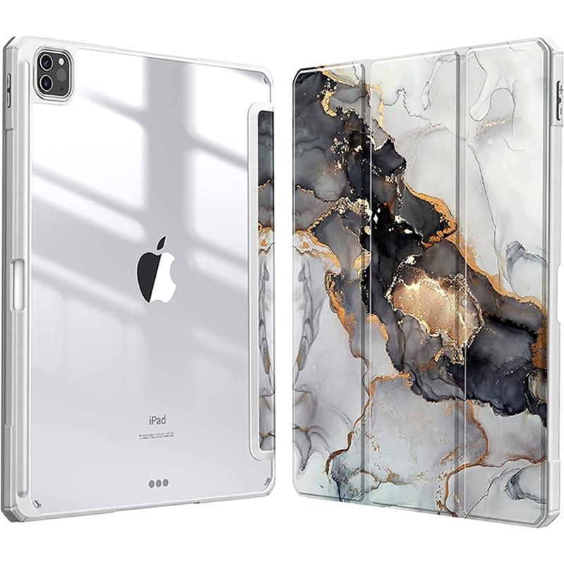 Intelligente PU-Hülle für iPad Air 4. 5. iPad 10. 10,9 Funda iPad Pro Air 12. 11. 11 7. 8. 9. 10,2 2 9,7 10,5 Transparente Abdeckung iPad (A16) 11th 11