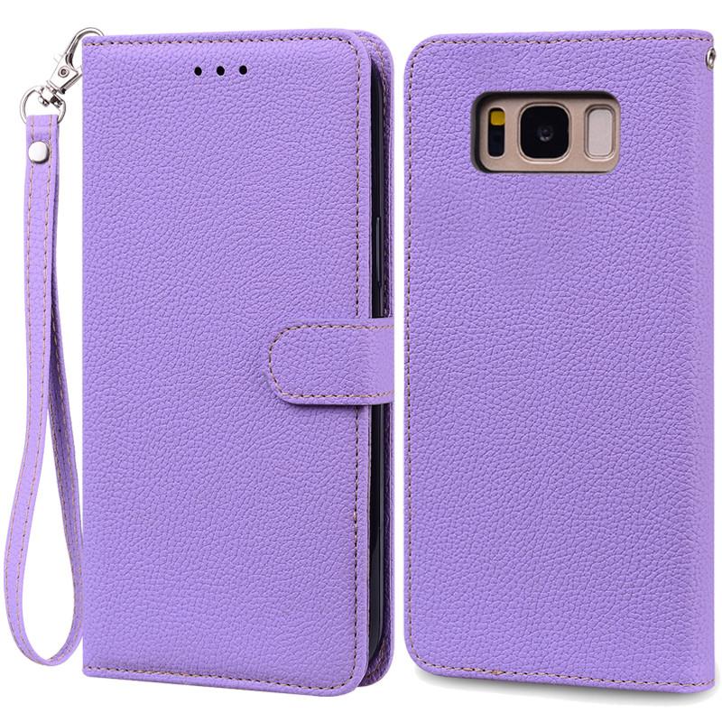 S8/S8 Plus Fall Für Samsung Galaxy S8 Fall G950F Leder Brieftasche Flip Fall Für Samsung Galaxy S8 Plus G955F telefon Fall Fundas For Samsung S8