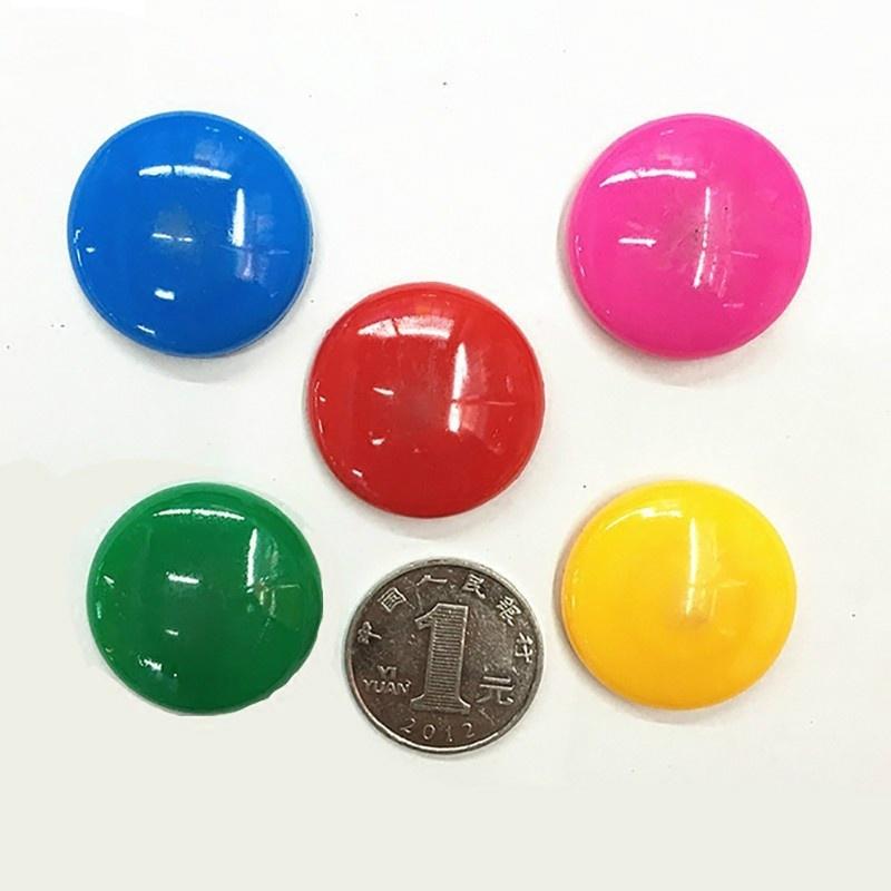16 Teile/los Bunte Runde Kunststoff Kühlschrank Magnete Whiteboard Aufkleber Kühlschrank Magnete Kinder Geschenk