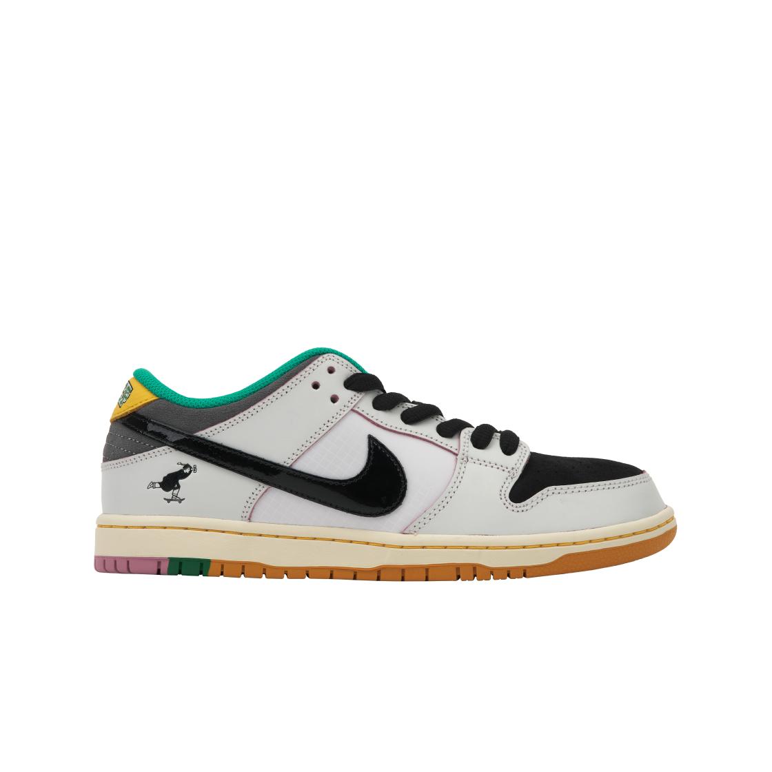 Herren CSEF x Nike Dunk Low SB Weiß Klar Smaragd Unisex Sneaker Summit-Weiß Schwarz Eisen-Grau HJ4132-100 43