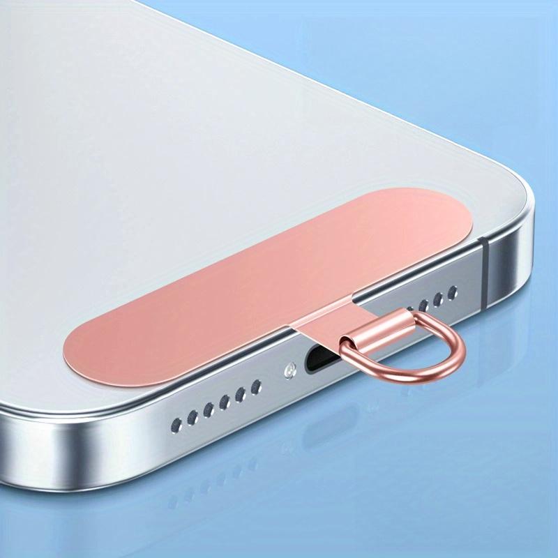 1 stücke Universal Metall Handy Lanyard Shim Ultra-Dünne Edelstahl Feste Handy Lanyard Link Zubehör 1PCS rose gold