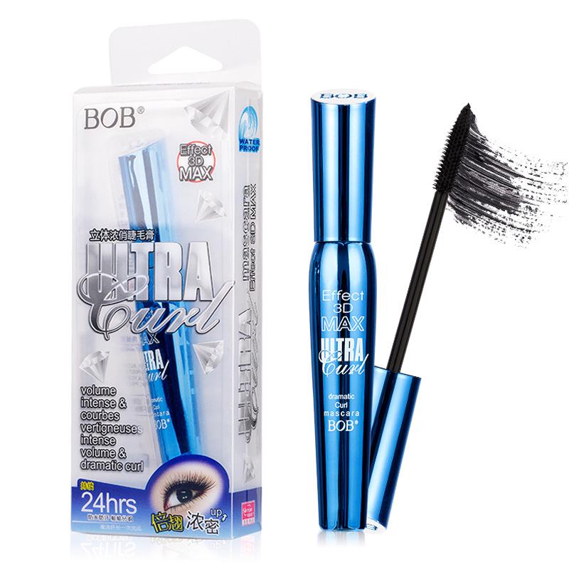 4D Faser Wimpern Rimel Mascara Make-up Gel Natürliche Fasern Wasserdichte Wimpern Mascara Curling Kosmetik schwarz