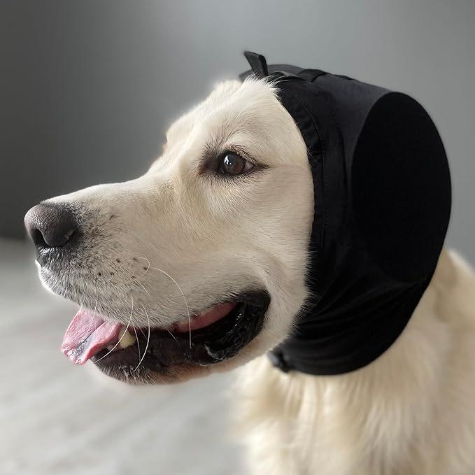 Hunde-Gehörschützer mit Geräuschunterdrückung zum Schutz vor Donner & Feuerwerk S schwarz