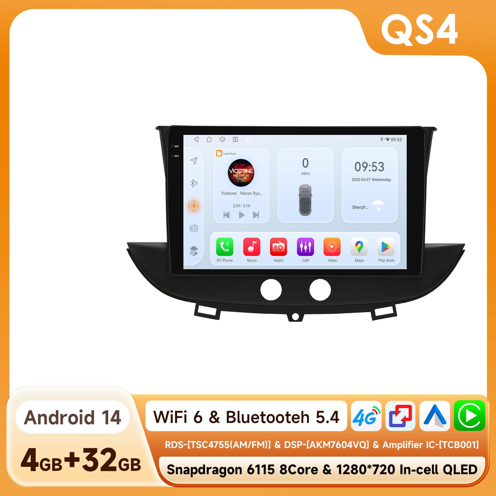 Ossuret Snapdragon Intelligenter Bildschirm Autoradio für Opel Grandland X 2016 - 2020 Crossland X Multimedia Stereo Videoplayer Carplay Android Auto GPS QS4 8Core 4G 32G