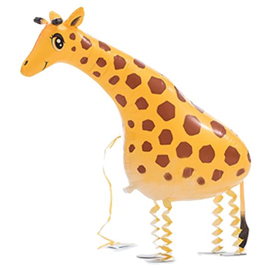 Ballonspielzeug, auslaufsicher, wiederverwendbar, selbstversiegelt, realistisch, stehend, spielende Kinder, geruchslos, laufende Tiere, Folienballon, Kinderspielzeug Giraffe