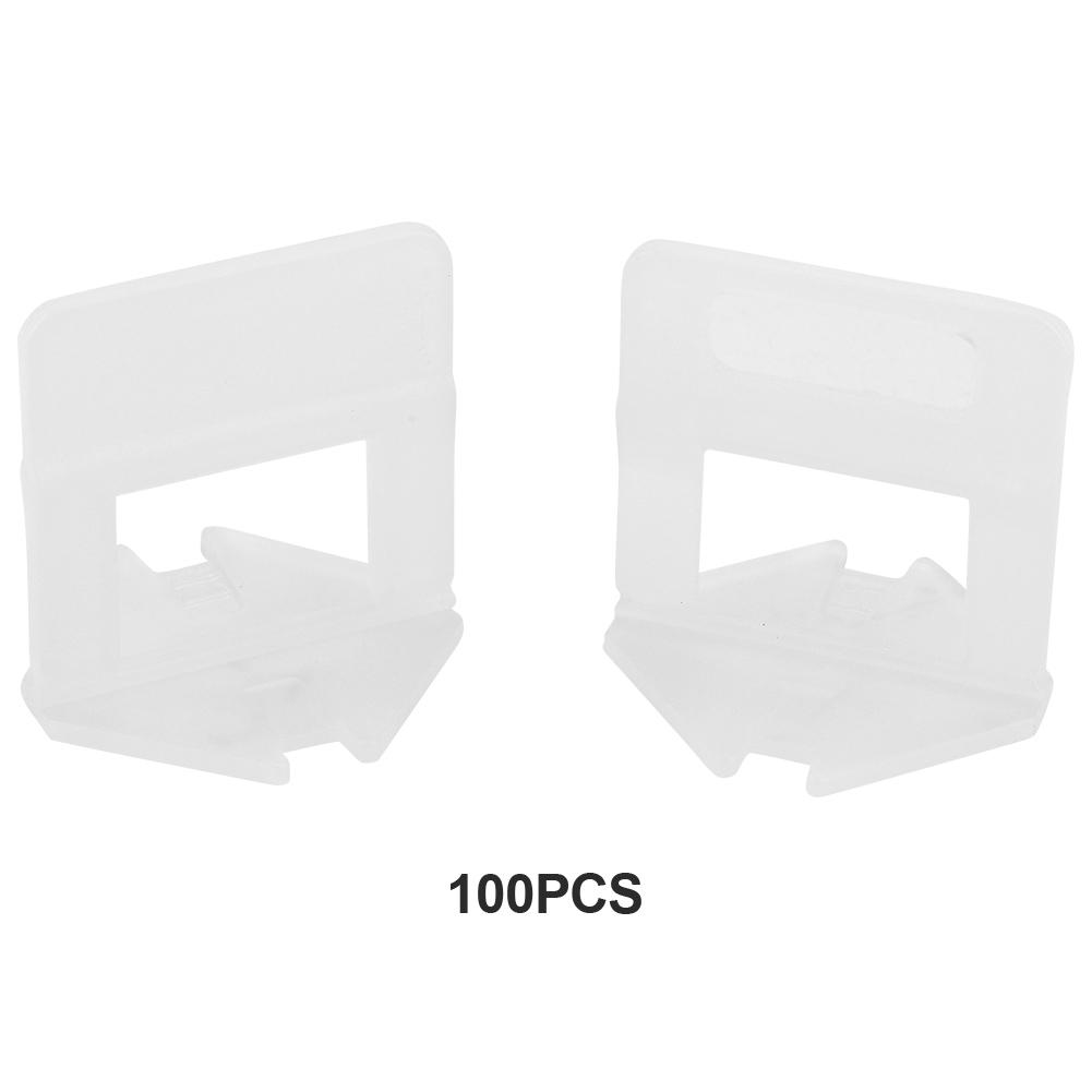 100 teile/satz Kunststoff Einweg Boden Wand Keramik Fliesen Nivellierung Clips Spacer Fliesen Werkzeug(1,5 mm)