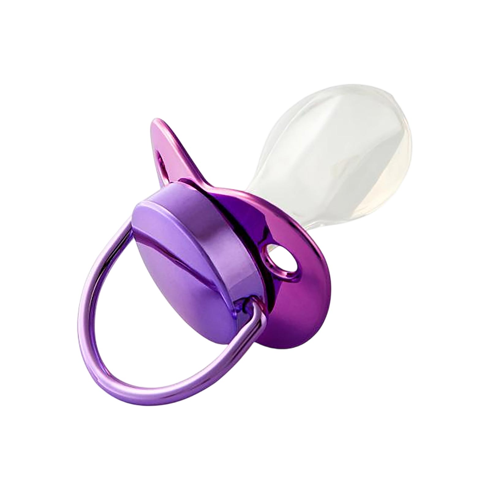 Erwachsenen Spiel Mund Schnuller Silikon Schnuller Zahnungsgel One Size violett