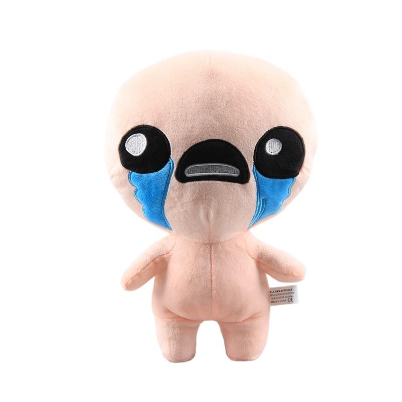 30cm The Binding of Isaac Plüschtiere mit Schwarze Katze Plüsch Weiche Stofftiere Spielzeug Puppe Geschenke für Kinder 30cm white