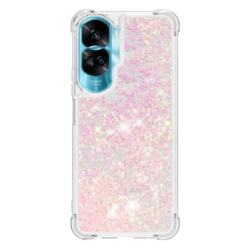 Honor 90 Lite Hülle auf Für Funda Honor 90 Lite CRT-NX1 Hülle Glitzer Dynamische Flüssig Hülle Für Huawei Honor90 Lite Handyhülle Etui For Honor 90 Lite