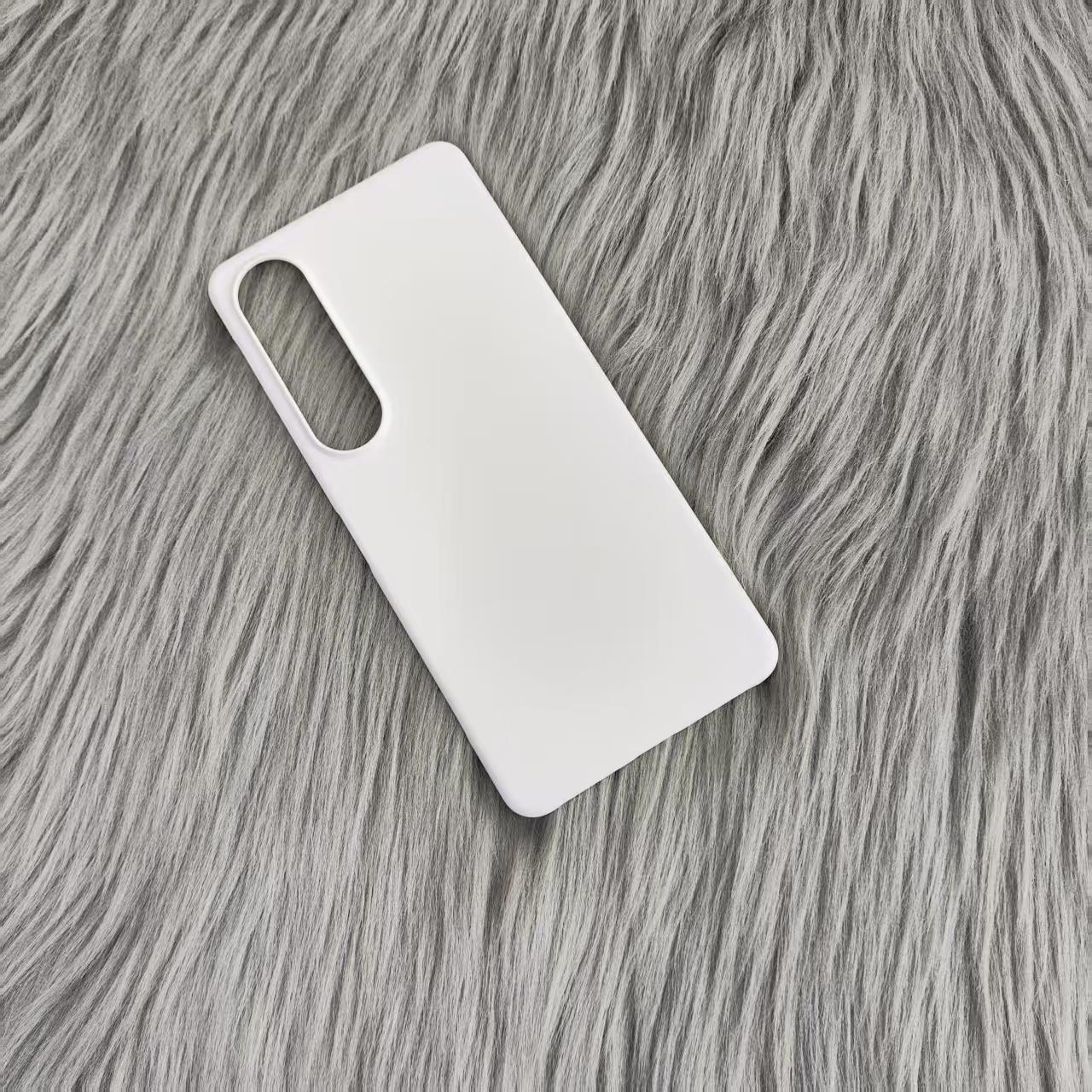 Ultradünne Matte Hart-PC-Handyhülle Für Sony Xperia 1 VII 10 V IV 5 III 1 V 10 III IV Stoßfest Einfarbig Abdeckung Bumper Hülle Sony Xperia 5 III weiß