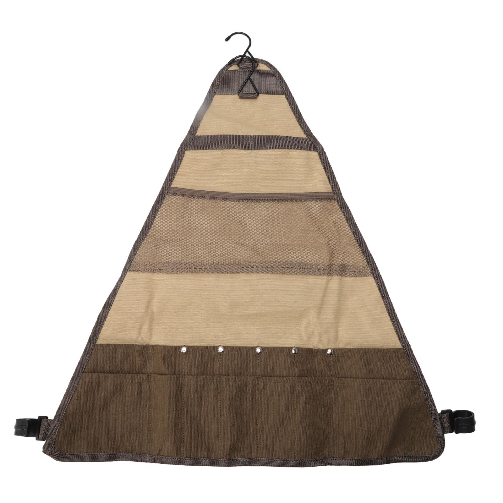 Picknick Besteck Canvas Aufbewahrungstasche Tragbare Outdoor Grill Kochgeschirr Besteck Canvas Tragetasche