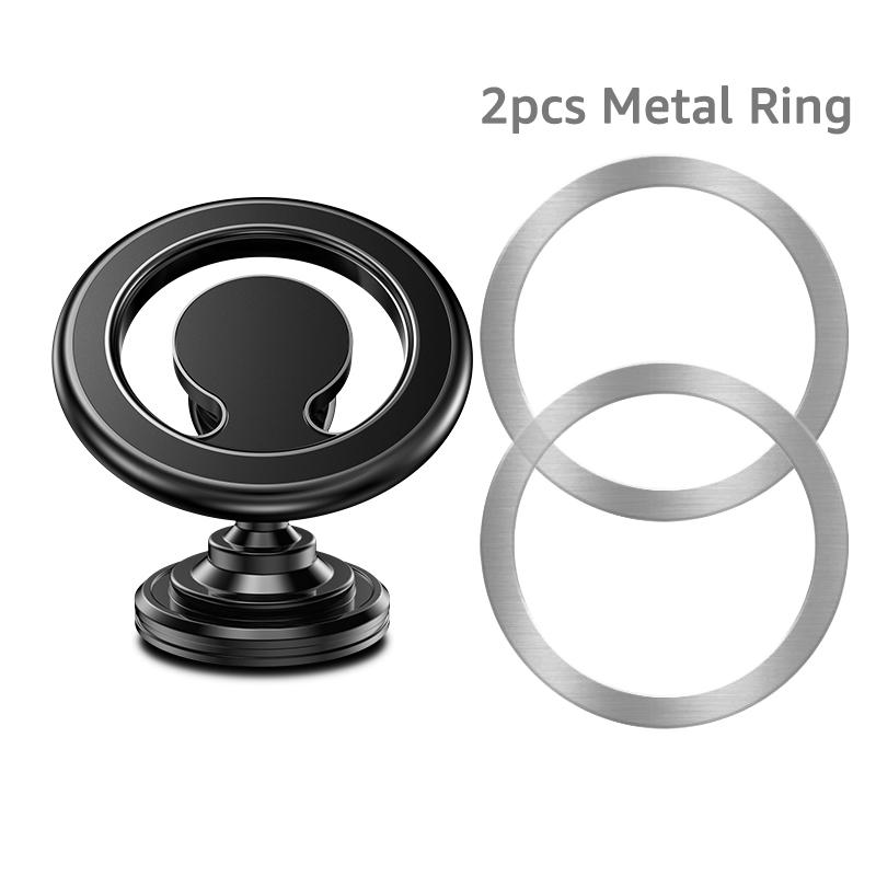 Fonken Autotelefon-Magnethalter für iPhone 13 12, universelle Auto-Mag-Safe-Handyhalterung, Handy-Halterung, Auto-Mag-Safe-Halter Paste Model schwarz