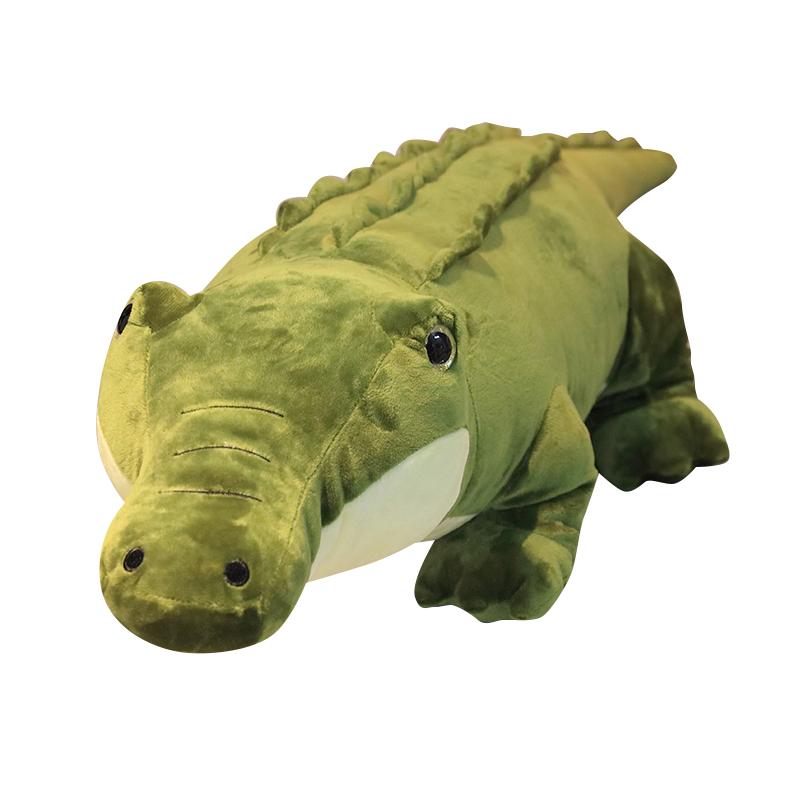 90/120cm Plüschtier Lebensecht Alligator Plüschtier Simulation Krokodil Puppen Kawaii Kreatives Kissen Für Kinder Weihnachtsgeschenke 120CM