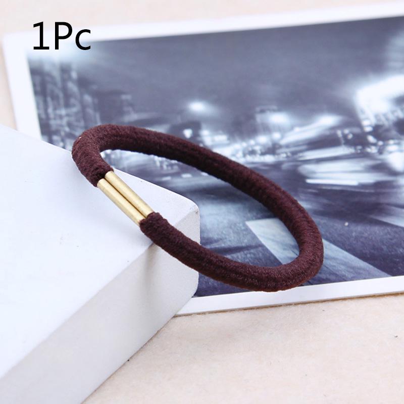 Mode Haaraccessoires Mode Kopfseil Haarband Klee Einfacher Kopfschmuck Temperamentvoll Weiblich Vintage Koreanischer Haarring braun
