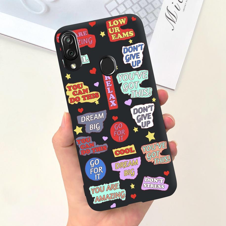 Für ZTE Blade V10 Vita 2019 Hülle Mode Blume Astronaut Silikon Stoßfester Bumper Für ZTE Blade V10 V 10 BladeV10 Vita Fundas Blade V10