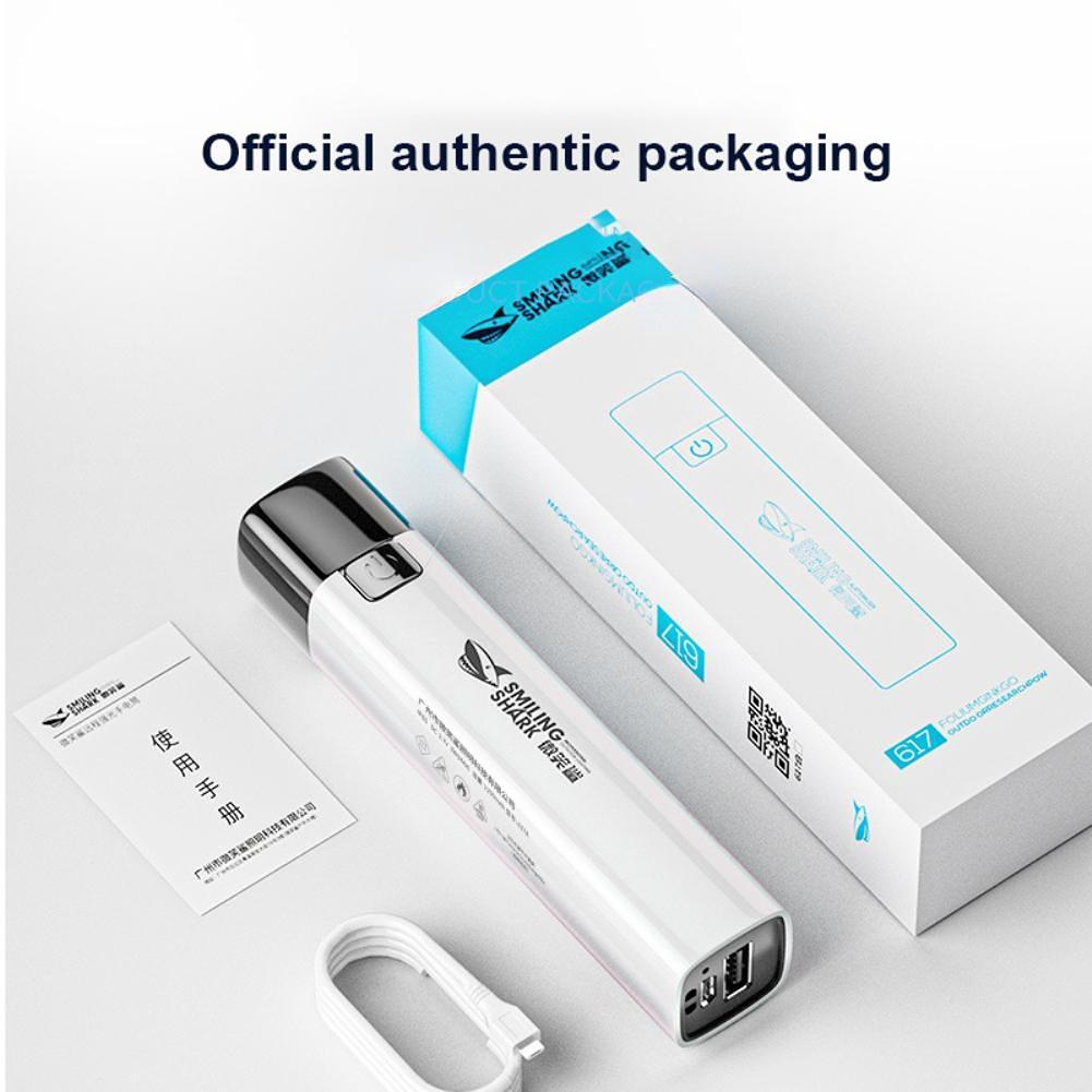 Tragbare LED-Taschenlampen, USB wiederaufladbar, wasserdichte Taschenlampe, Mini-Taschenlampe, Beleuchtung, Angeln, Wandern, Arbeitslicht weiß