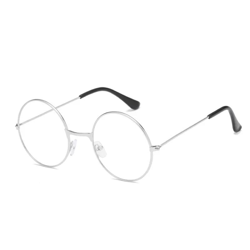 Cosplay Anime Brille Cosplay Zubehör Anime Rahmen Rund Metall Flach Retro Kunst Brille Erwachsener Junge Kleidung Requisiten Geschenke