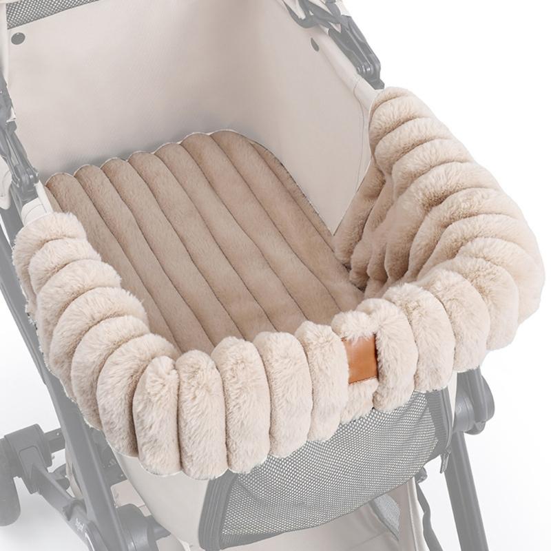 Hundebuggy Kissen Hundebuggy Matte Haustierbuggy Matte für Hund Haustier Spaziergang Zubehör Haustierbuggy Schmutzabdeckung khaki