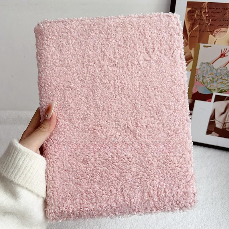 Warmes Flauschiges Case für IPad Air 11 2025 A16 11. Hülle IPad 10.2 7. 8. 9. 10. 10.9 Air 3 10.5 Mini 1 2 3 4 5 6 7 Pro 9.7 Hüllen Ipad 9th 10.2 rosa