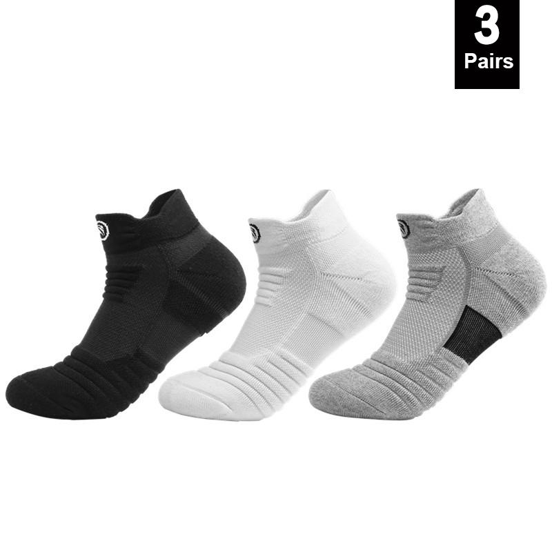 3 Pairs Anti-slip Fußball Socken Männer Frauen Baumwolle Socke Kurze Lange Röhre Fußball Basketball Sport Socken Atmungsaktive Deodorous socken 3 pairs