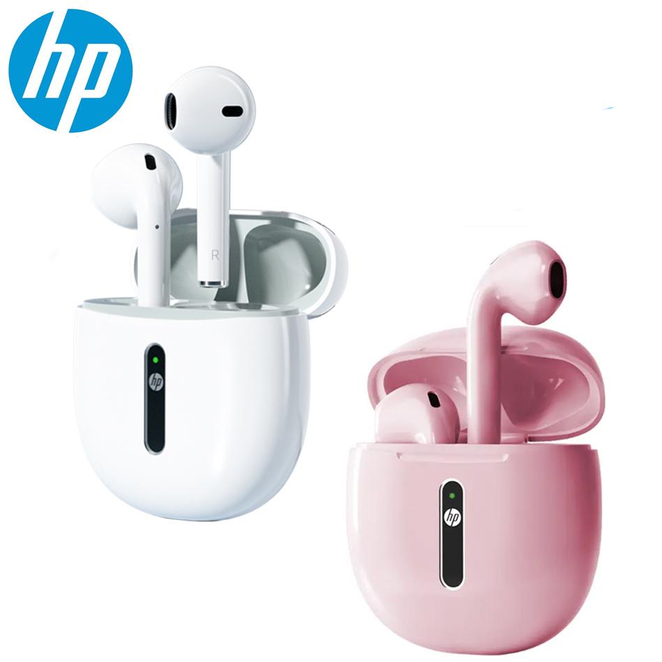 HP H10H kabelloser Kopfhörer, Bluetooth-Headset, halbes In-Ear-Wireless-Headset, Bluetooth-Headset mit Rauschunterdrückung weiß