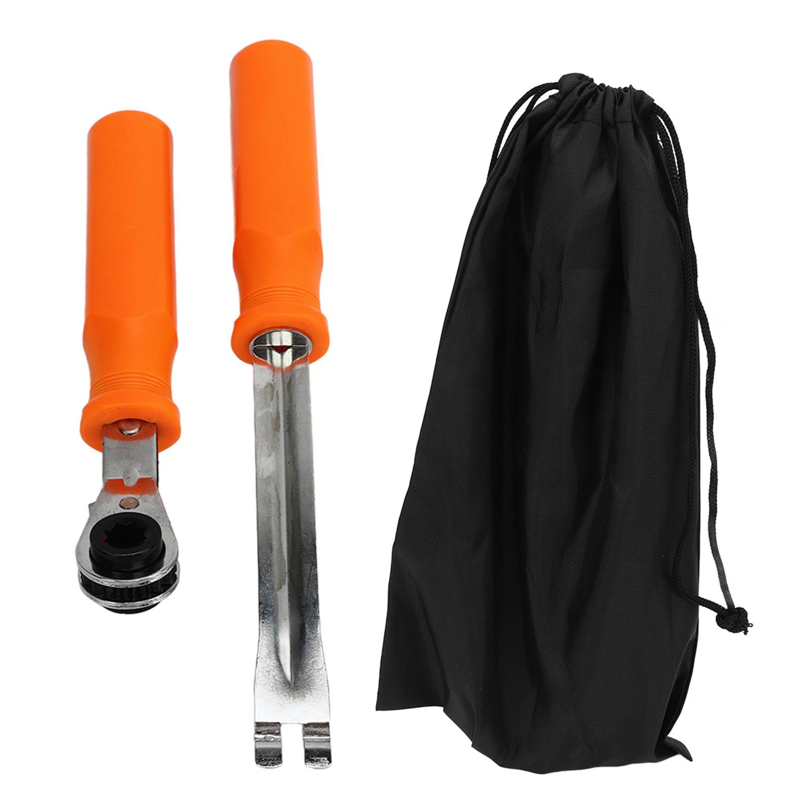 2 STÜCKE Automatisches Spielnachsteller Werkzeugset Gabelkopf Lösewerkzeug Doppelvierkant Ratschenschlüssel für