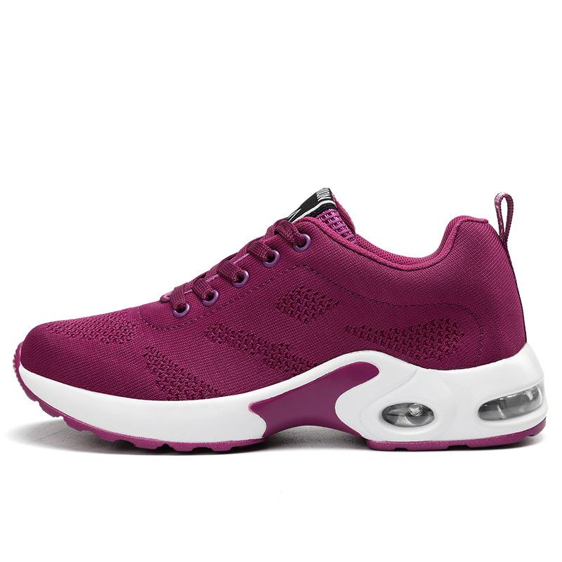 Orthopädische Sneakers Damen Atmungsaktive Freizeitschuhe Outdoor Leichte Sportschuhe Casual Walking Platform Damen Sneakers 41 violett