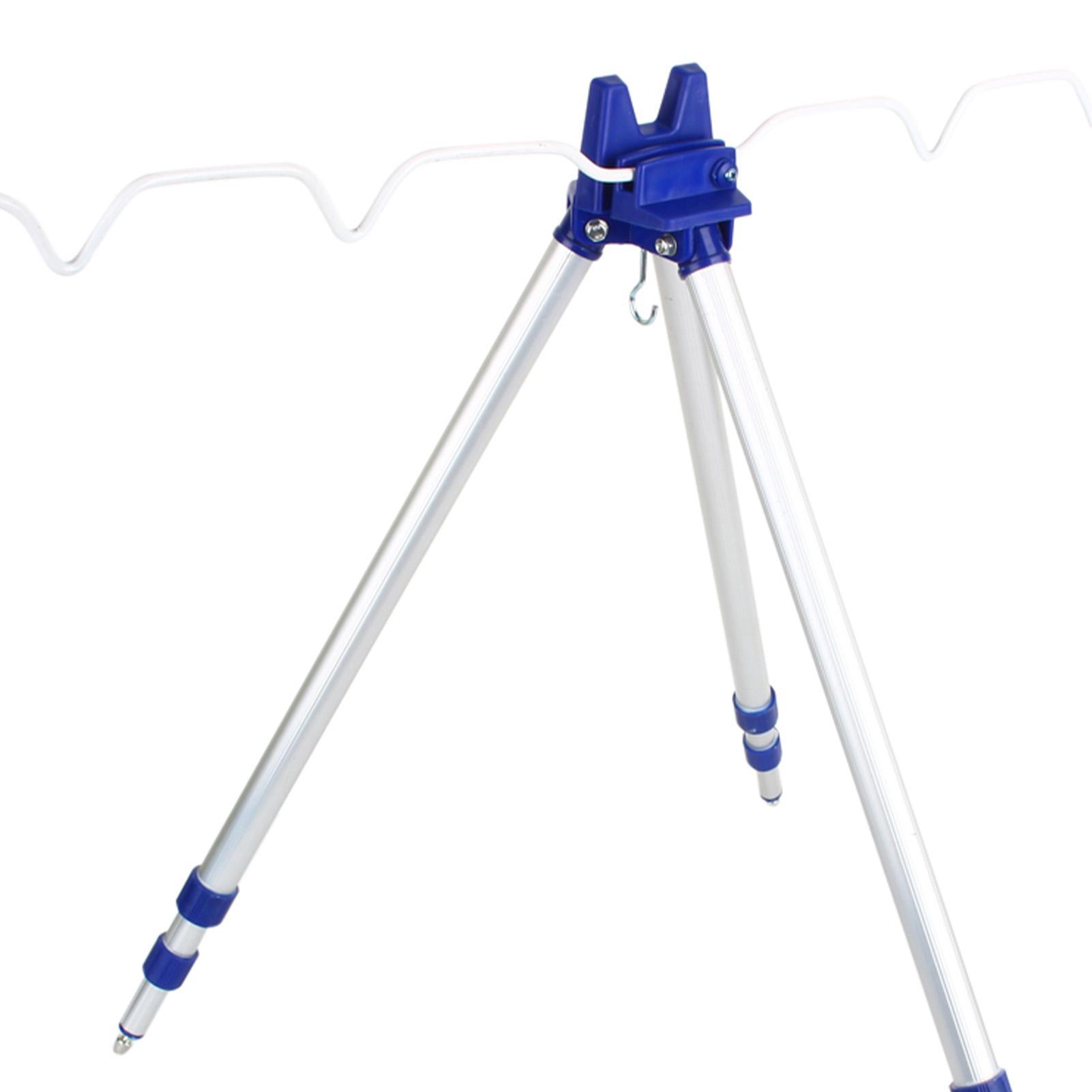Angelruten Dreibein Aluminiumlegierung Ausziehbarer Angelrutenständer für Outdoor