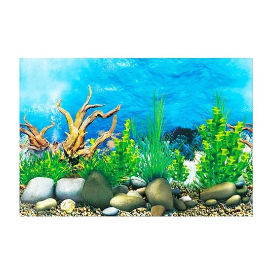 Aquarium-Hintergrund, doppelseitig, 3D-Effekt, klarer Druck, Terrarium, Unterwasserwelt, Aquarium, Dekoration, Poster, Hintergrundbild 3