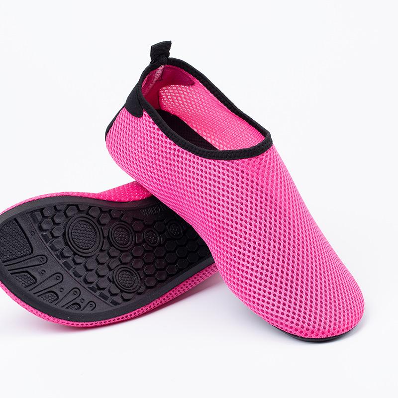 Mesh Weiche Sohle Leichte Casual Fitness Paar Eltern-kind-Strand Schuhe Socken Outdoor Fitness Laufschuhe 30/31 rosa