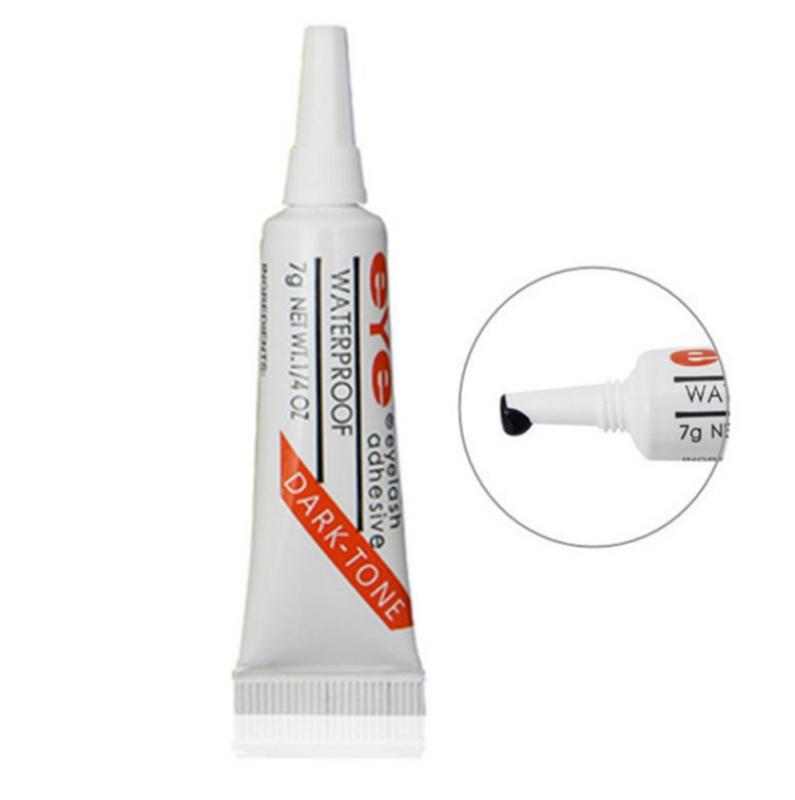 1 Stück Falsche Wimpern Make-up Wasserdichter Kleber Falscher Wimpernkleber Klar-Weiß Dunkel-Schwarz Wasserdichte Wimpern Schwarz Weiß Mode Make-up-Tools schwarz