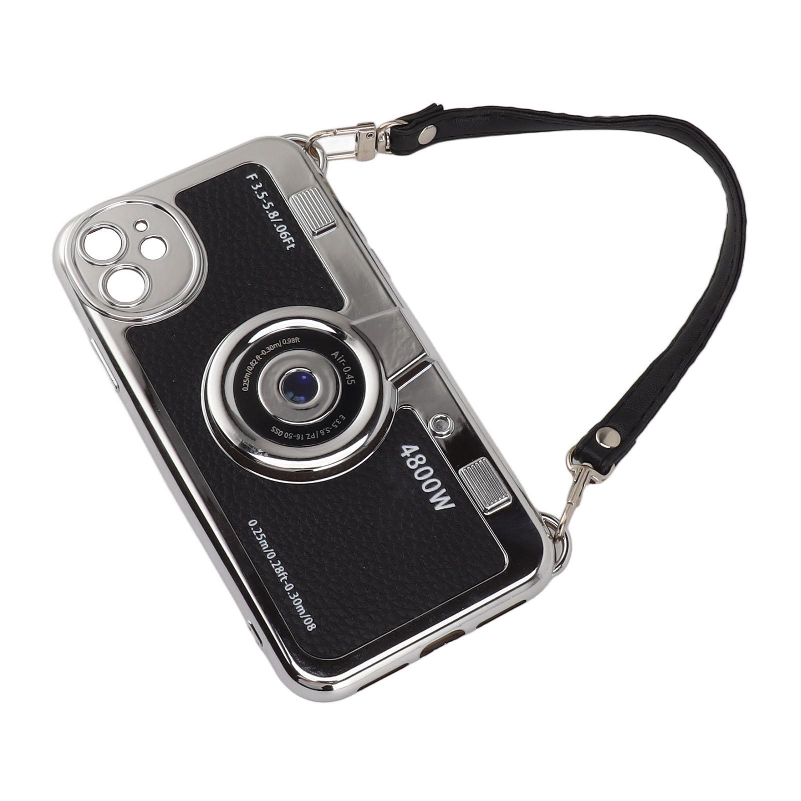 Emily in Paris Handyhülle Niedliche 3D Vintage Kamera Handyhülle Hülle mit Lanyard für Männer Frauen Jungen